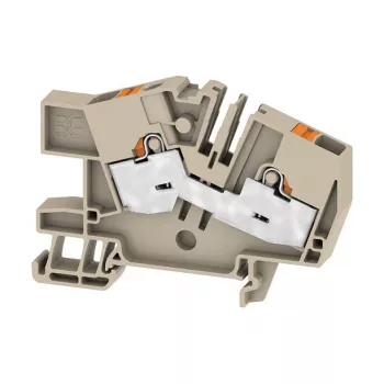 Weidmüller AITB 6 BB 2C Skersinis jungiklis, 2 poliai, 800 V, 41 A, juodas, 6 mm², žingsnis 8,1 mm