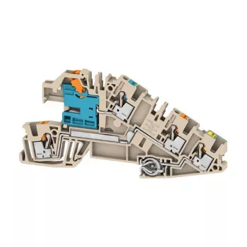 Weidmüller AITB 2.5 BB NDT-L-PE montažinis gnybtų blokas, 3 lygių, varžtinis sujungimas, 2,5 mm², smėlio spalvos, 2668950000