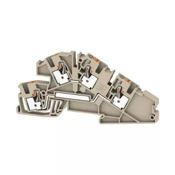 Weidmüller AITB 4 BB L-L Montažinis gnybtų blokas, 4 mm², 400 V, 32 A, mėlynas, varžtinis sujungimas, DIN bėgelis
