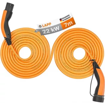 Lapp Mobility Type 2 Helix įkrovimo kabelis 22 kW 7 m oranžinis
