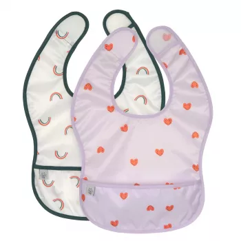 Lassig vandeniui atsparus seilinukų rinkinys 6m+ Happy Rascals Heart Lavender