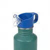 Lassig Nerūdijančio plieno butelis su snapeliu ir rankena 500 ml Little Gang Rainbow Green