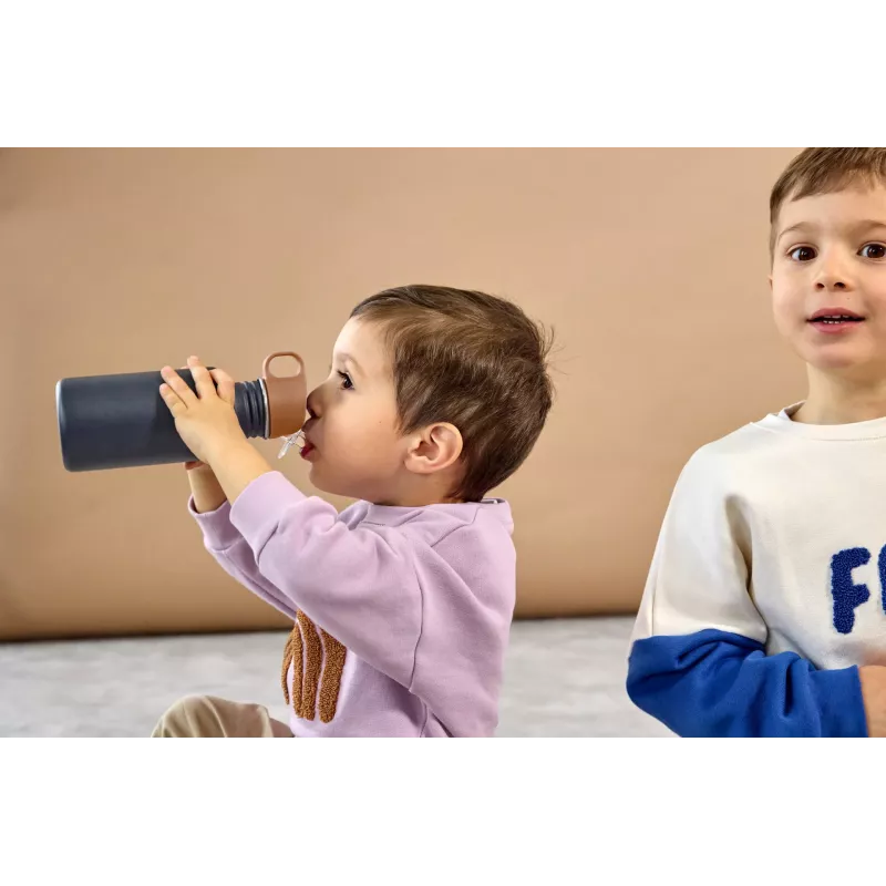 Lassig Little Gang Smile 500 ml gertuvė mėlyna