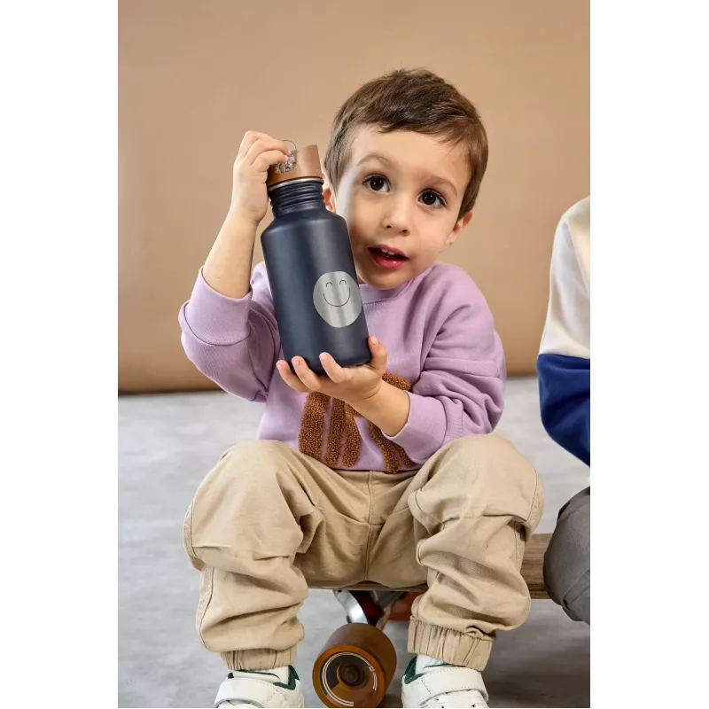 Lassig Little Gang Smile 500 ml gertuvė mėlyna
