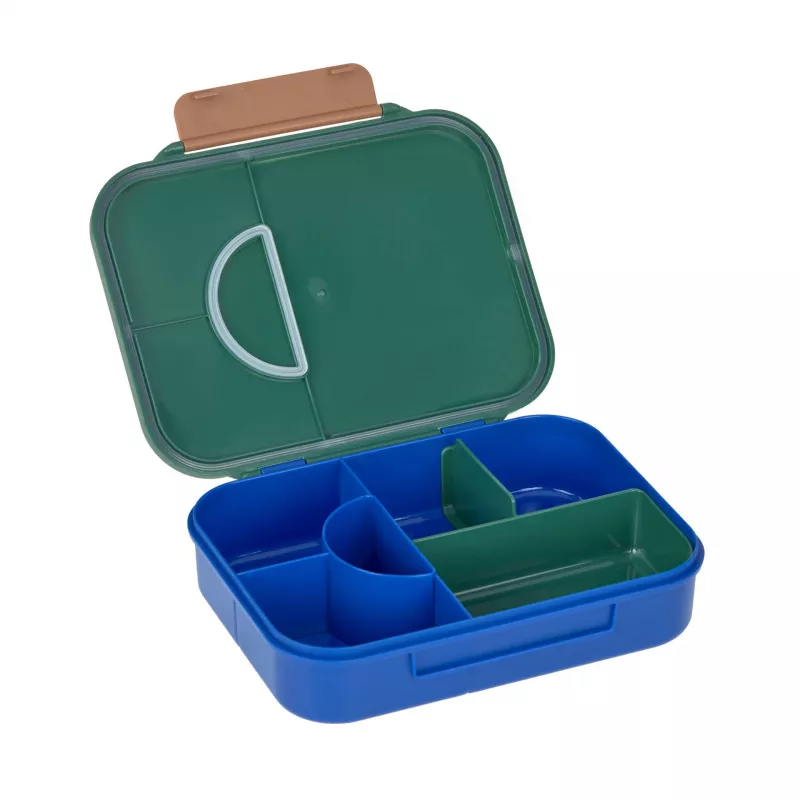 Lassig Bento Little Gang Rainbow Green pietų dėžutė 1200 ml