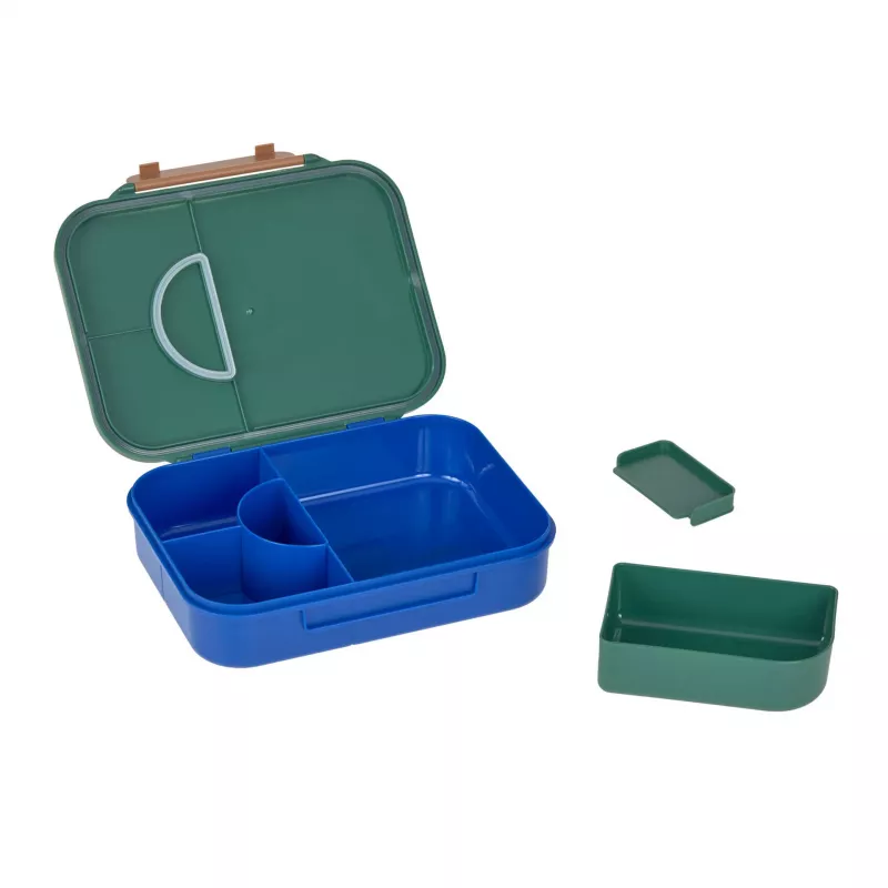 Lassig Bento Little Gang Rainbow Green pietų dėžutė 1200 ml