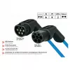 KABELMEISTER Mode 3 Type 2 EV Įkrovimo Laidas 11 kW 16 A 3-Fazių Susuktas 5 m Juodas