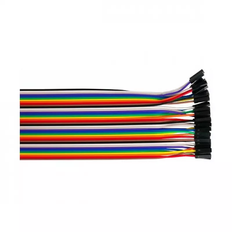 Kabelmeister Jumper Wire 40-Pin atskiriami laidai, skirti Arduino, Raspberry Pi ir kt., Moteriški-moteriški, 20 cm