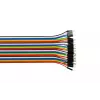 kabelmeister® Jumper Wire 40 kontaktų atskiriami laidai, skirti Arduino, Raspberry Pi ir kt., vyriški į vyriškus