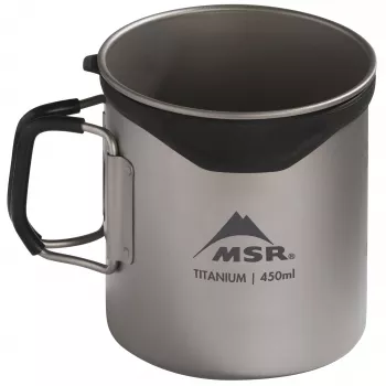 MSR Titan Cup 450ml - Itin lengvas titaninis stovyklavimo puodelis