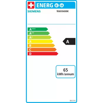 Siemens EQ.6 TE655503DE Pilnai automatinė kavos aparatas su keraminiu malūnėliu, TFT ekranu, 1500 W, juoda