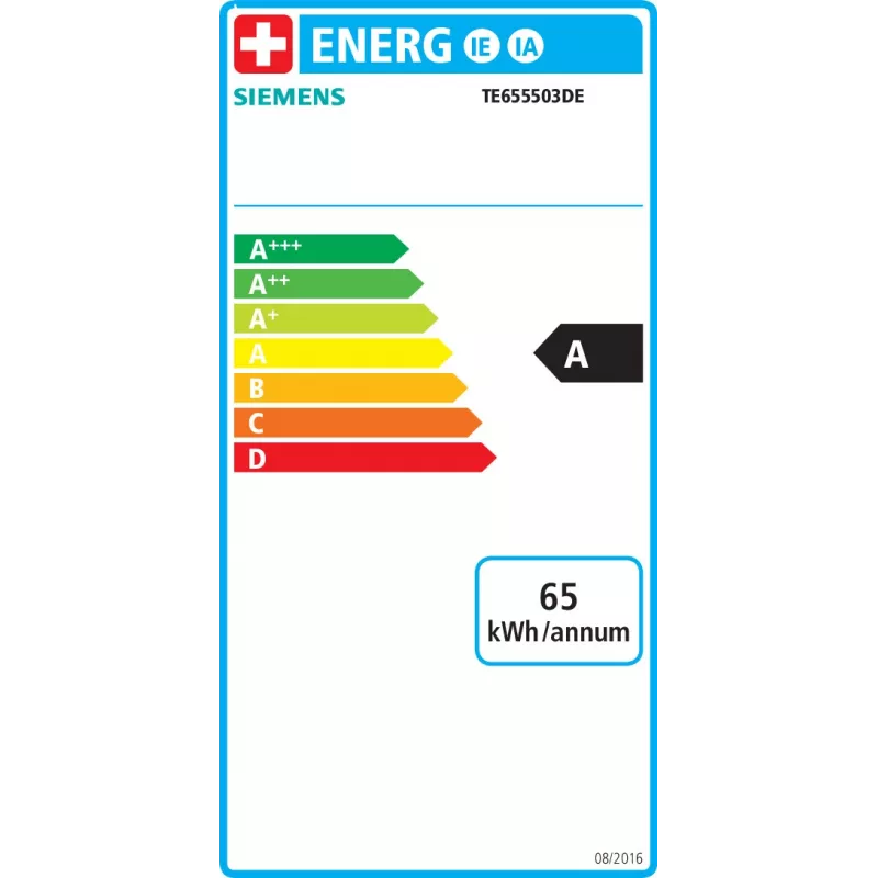 Siemens EQ.6 TE655503DE Pilnai automatinė kavos aparatas su keraminiu malūnėliu, TFT ekranu, 1500 W, juoda