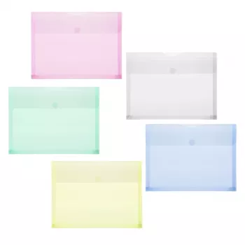 FolderSys Document Sleeve 40105-94 DIN A4 Įvairių spalvų 10 vnt./pak.