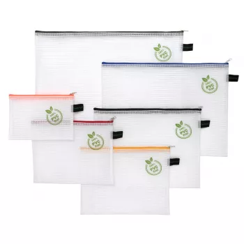 FolderSys užtraukiamų maišelių rinkinys 1x A6, B6, A5, B5, A4, B4