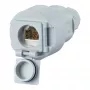 Metz Connect Cat.6A RJ45 Coupler 1-Port Light Grey 1309515003-E
