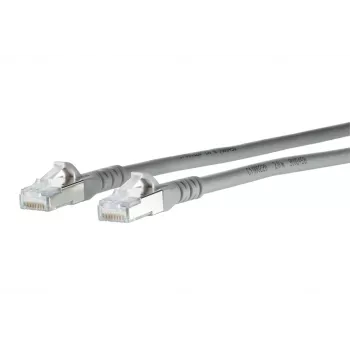 METZ CONNECT BTR 1308457533-E Patch Cable RJ45 Cat.6A AWG26 S/FTP LSOH 7,5m Pilka
