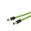 METZ CONNECT M12-M12 8 kontaktų torsion X-coded kabelis 5 m