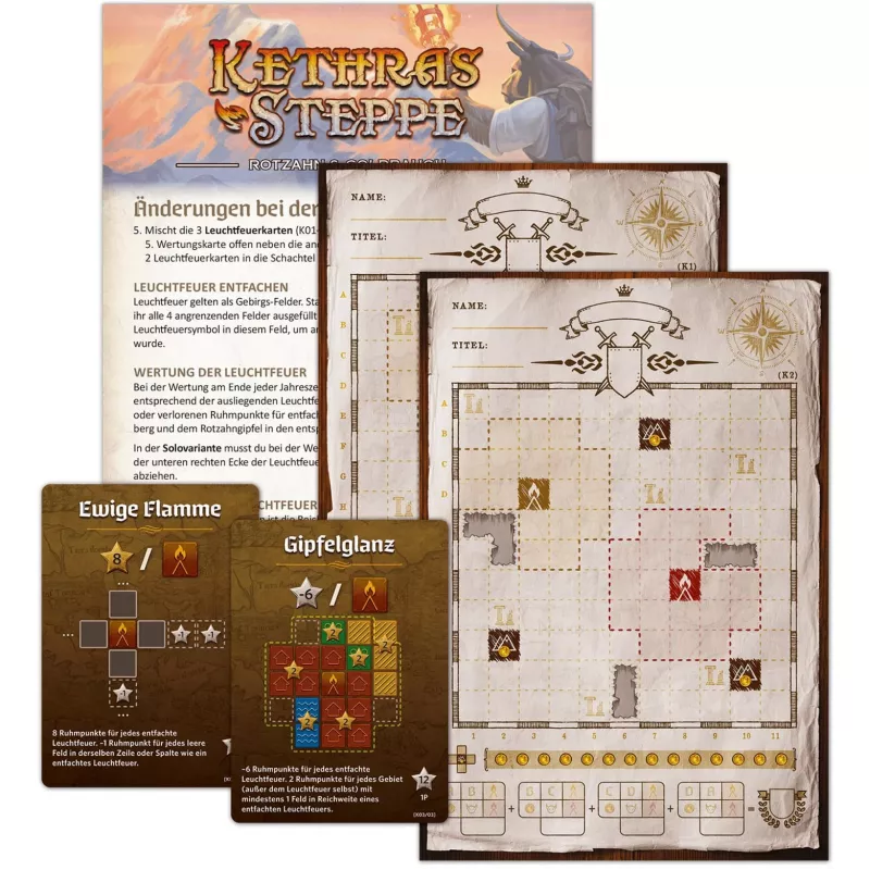 Pegasus Spiele Der Kartograph & Die Kartographin: Ferne Expeditionen Expansion