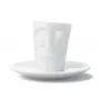FIFTYEIGHT PRODUCTS Espresso puodelis su rankena 80ml - Cheerful White
