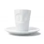 FIFTYEIGHT PRODUCTS Espresso puodelis su rankena 80 ml - Perplexed White