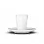 FIFTYEIGHT PRODUCTS Espresso puodelis su rankena 80 ml - Lecker White