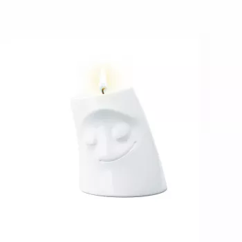 FIFTYEIGHT PRODUCTS FIFTYEIGHT Candle Snuggle CUDDLY mažas žvakidė baltas
