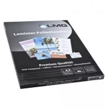 LMG Laminavimo maišeliai A3 blizgūs 80 mikronų 100 vnt. pakuotė