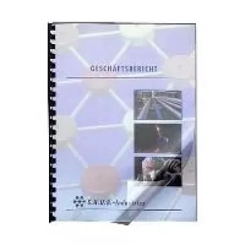 LMG Signaltechnologie 100 Premium Transparent Binding Cover Sheets A4 (UMT020T)