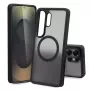 Nevox StyleShell Invisio MagSafe dėklas, skirtas Samsung Galaxy S26 Ultra, juodas