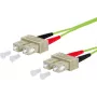 Metz Connect OpDAT šviesolaidinis jungiamasis laidas SC Duplex į SC Duplex OM5 10 m