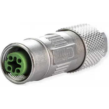 METZ CONNECT M12 Kištukas D-koduotas IP67 Lauke Montuojamas (MMF881A115)