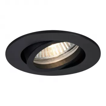 Brumberg 00006308 TIRREL LED įleidžiamas lubinis prožektorius apvalus juodas 13W 12V dimuojamas 3000K