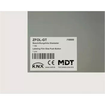 MDT Labeling Film for Glass Push-button Plus ZFOL-GT