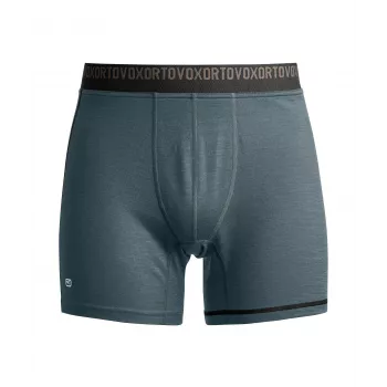 Ortovox 185 Rock N Wool Boxer Terminiai apatiniai šortai - Tamsiai arktiškai pilka, S dydis