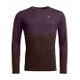 Ortovox 185 Rock N Wool Long Sleeve - Dark Wild Berry, Size S