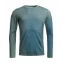 Ortovox 185 Rock'N'Wool Print LS bazinis sluoksnis - AOP Green Sage, dydis M