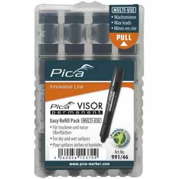 PICA VISOR Permanent Replacement Refills Black (10 vnt.)