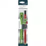 PICA-MARKER Pica Pencil Holder Set su integruotu galąstuvu ir kišeniniu rinkiniu, juoda ir grafito spalvos