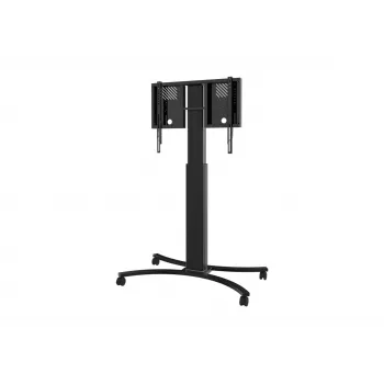celexon Expert Adjust-4286MB Mobilus ekrano vežimėlis 42 inch-86 inch ekranams, anoduotas aliuminis, juoda (RAL 9005)