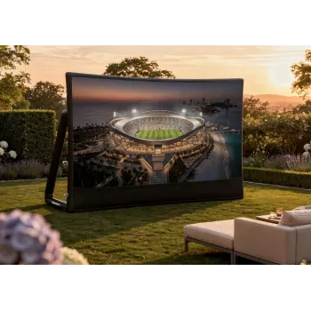 Celexon Inflatable Outdoor Screen Economy INF 120, 120 inch 16:9, matomas plotas 266x149 cm, įskaitant rankinį oro siurblį