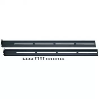 AIXCASE AIX-19K1UMR-B Rack Keyboard Slide Rail Kit - Black - 1U - 19 inch