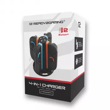 Ready2Gaming Nintendo Switch 2 4 in 1 Charger - Įkrovimo stotelė, skirta Joy-Con ir Pro valdikliams
