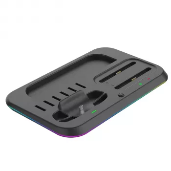 ready2gaming Nintendo Switch 2 įkrovimo stotelė - 4 Joy-Con įkroviklis su LED indikatoriais, juoda