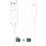 Purelink iSeries DisplayPort į Mini DisplayPort kabelis 1,5 m baltas su fiksatoriumi (IS1100-015)