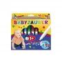 Malinos 300011 Babyzauber Modelino molio rinkinys - 10 įvairiaspalvių lazdelės, 5 mm, nedžiūstantis, CE sertifikuotas