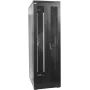 IT-BUDGET 19-Inch Network Cabinet SRK - 42U - 600x600 mm - Perforated Double Doors Front & Rear - Pre-assembled - Black (99ITB19SRK4266DTSNM)