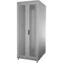 IT-BUDGET 19-Inch Network Cabinet SRK - Complete Set - 42U - 800x800 mm - Perforated Double Doors Front and Rear - 4 Active Fans - PDU - Shelves - Pre-assembled - Light Grey (99ITB19SRK4288DTGM)
