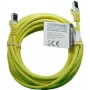 IT-BUDGET Full Copper Premium Patch Cable - Flex AWG 26 - Cat.8.1 - 2000 MHz - Halogen-Free - PoE+ - 40 Gbit - Geltona - 5 m