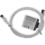 IT-BUDGET Full Copper Premium Patch Cable - Flex AWG 26 - Cat.8.1 - 2000 MHz - Halogen-Free - PoE+ - 40 GBit - White - 1 m (90ITBFLEX81PK1W)