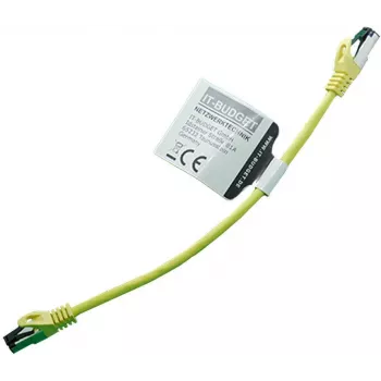 IT-BUDGET Full Copper Premium Patch Cable - Flex AWG 26 - Cat.8.1 - 2000 MHz - Halogen-Free - PoE+ - 40 Gbit - Geltona - 0,5 m (90ITBFLEX81PK050Y)
